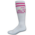 High Performance Knee Hi Moisture Wicking Sock w/Knit In Logo